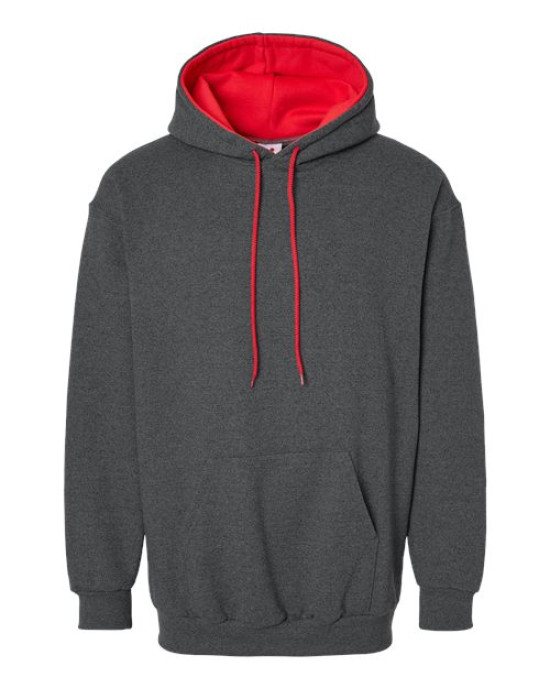 Two-Tone Hooded Sweatshirt