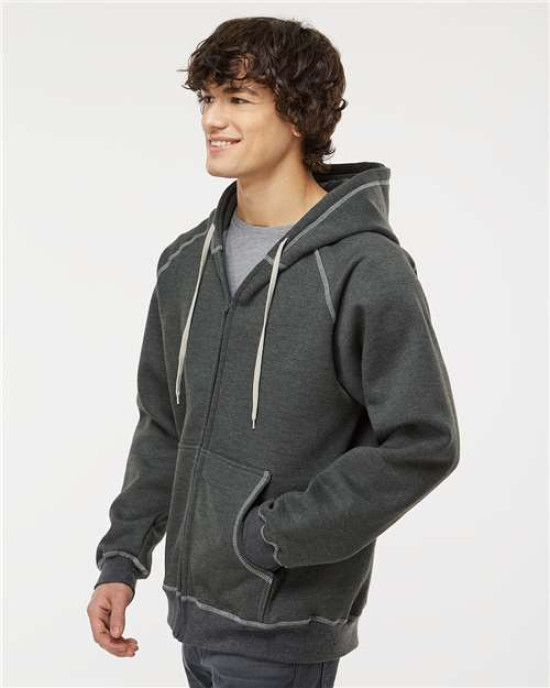 Extra Heavy Full-Zip Hooded Sweatshirt