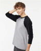 Raglan Three-Quarter Sleeve Baseball T-Shirt