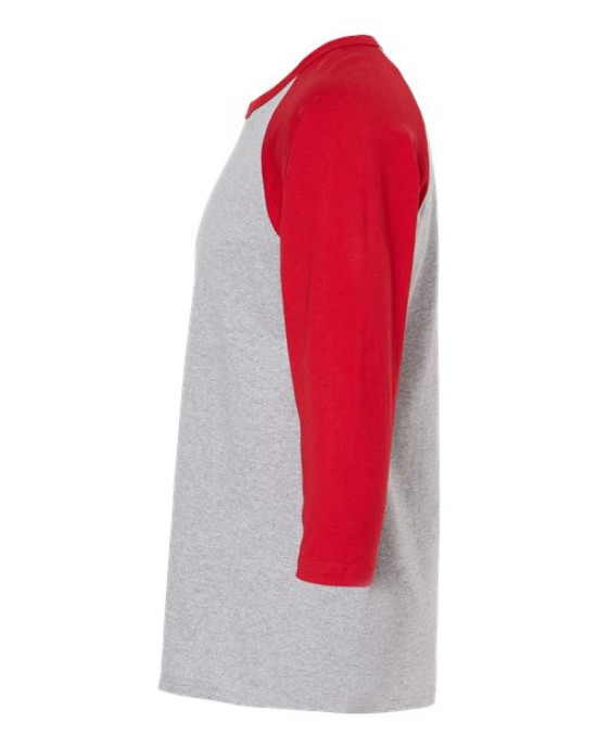 Raglan Three-Quarter Sleeve Baseball T-Shirt