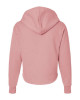 Women's Laguna Sueded Raw Edge Crop Hoodie Sweatshirt