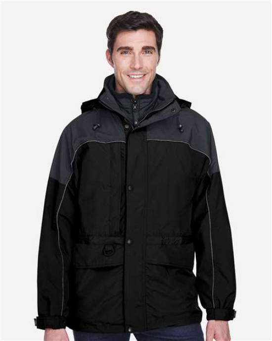 Men's 3-in-1 Two-Tone Parka
