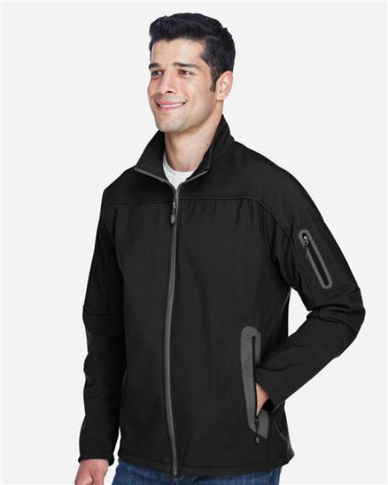 Men's Three Layer Fleece Bonded Shell Technical Jacket