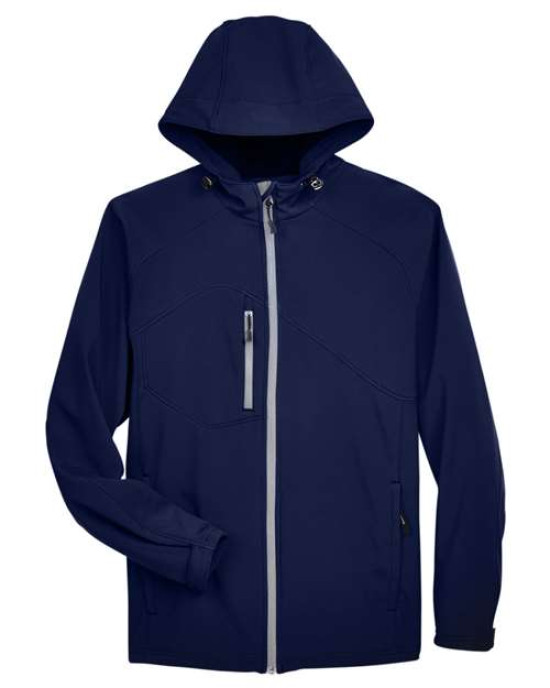 Men's Prospect Two-Layer Fleece Bonded Soft Shell Hooded Jacket