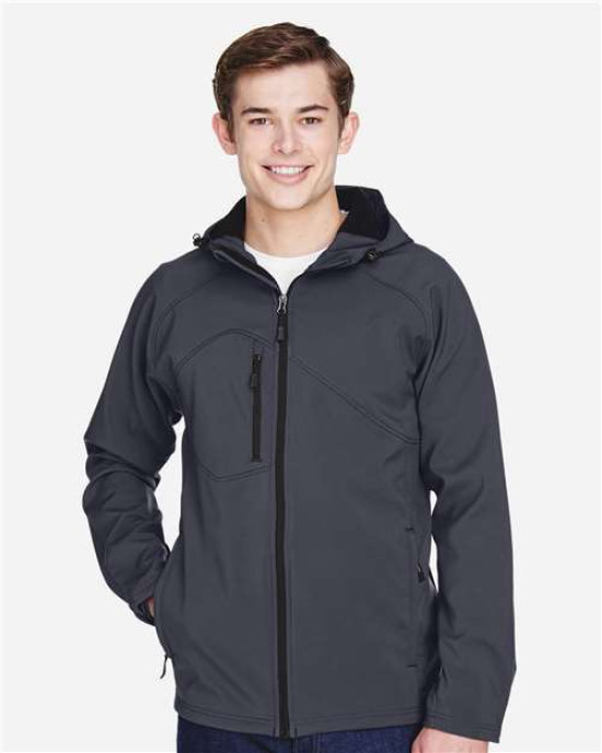 Men's Prospect Two-Layer Fleece Bonded Soft Shell Hooded Jacket