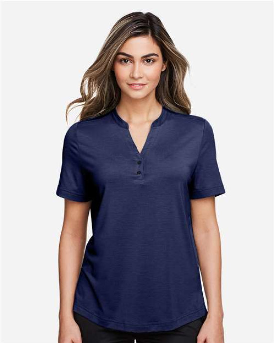 Women's JAQ Snap-Up Stretch Performance Polo