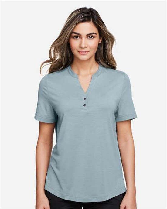 Women's JAQ Snap-Up Stretch Performance Polo