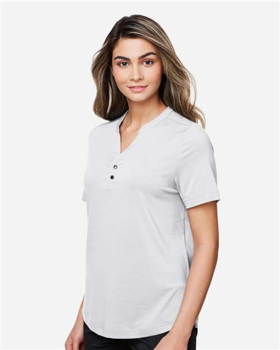 Women's JAQ Snap-Up Stretch Performance Polo