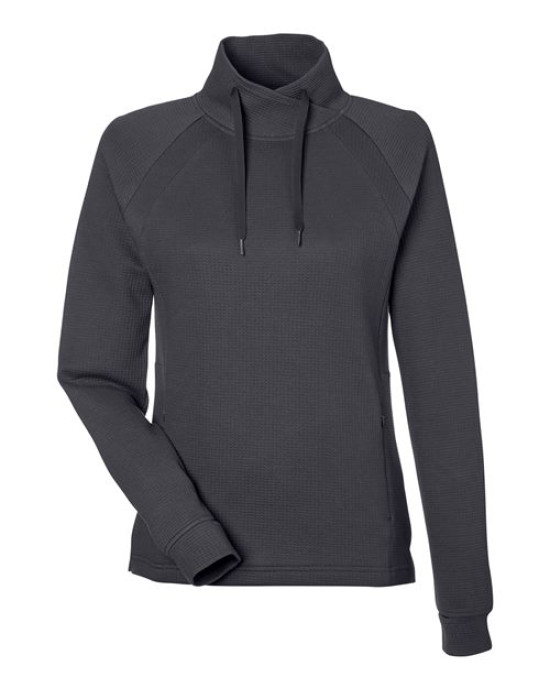 Women's Rhythm Waffle Cross-Neck Pullover
