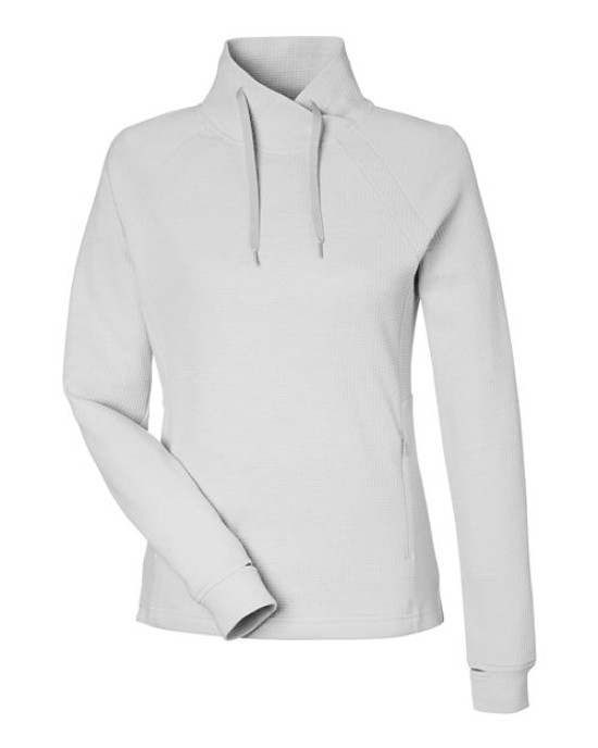 Women's Rhythm Waffle Cross-Neck Pullover