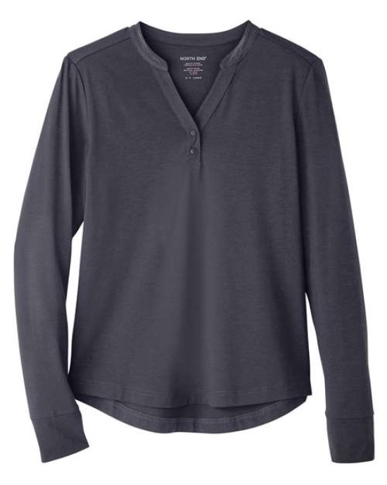 Women's JAQ Stretch Performance V-Neck Snap Pullover