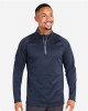 Men's Waffle Fleece Quarter-Zip Pullover