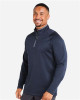 Men's Waffle Fleece Quarter-Zip Pullover
