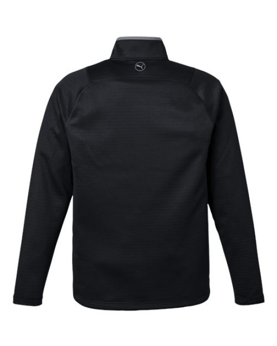 Men's Waffle Fleece Quarter-Zip Pullover