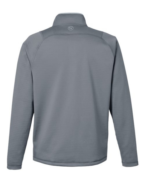 Men's Waffle Fleece Quarter-Zip Pullover