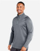 Men's Waffle Fleece Quarter-Zip Pullover