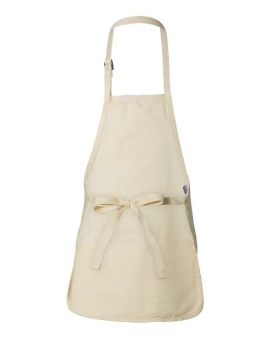 Full-Length Apron with Pouch Pocket