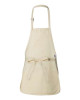 Full-Length Apron with Pouch Pocket