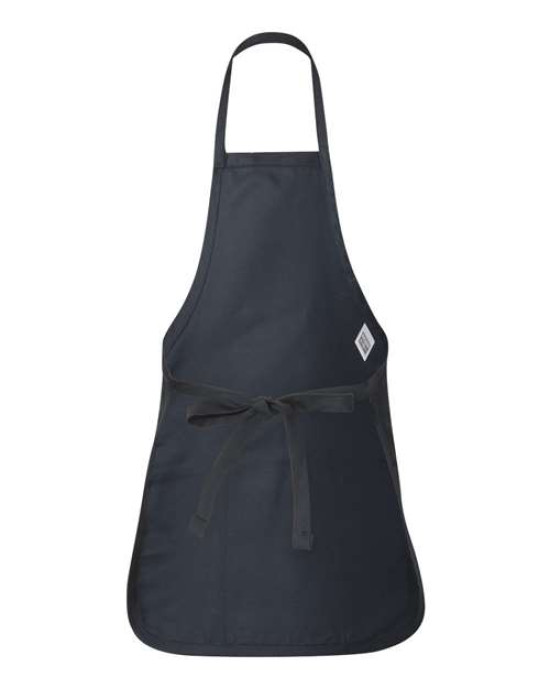 Full-Length Apron with Pouch Pocket