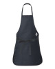 Full-Length Apron with Pouch Pocket