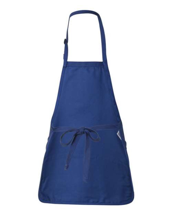 Full-Length Apron with Pouch Pocket