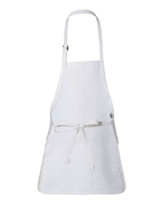 Full-Length Apron with Pouch Pocket