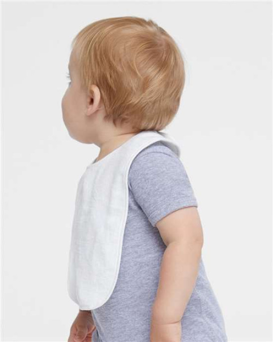Infant Contrast Trim Terry Bib
