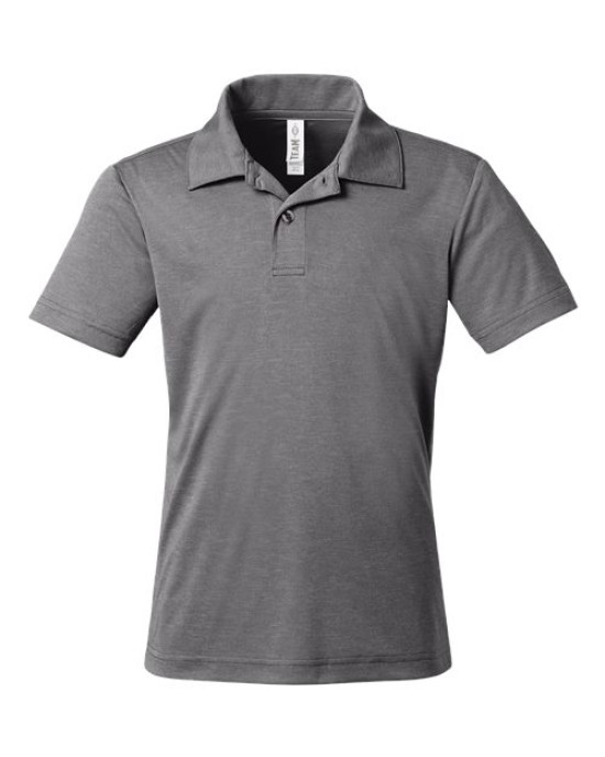 Youth Zone Sonic Heather Performance Polo