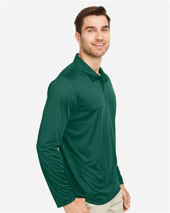 Men's Zone Performance Long Sleeve Polo
