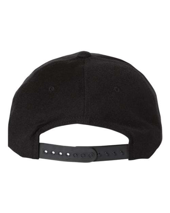 Premium Five-Panel Curved Bill Snapback Cap