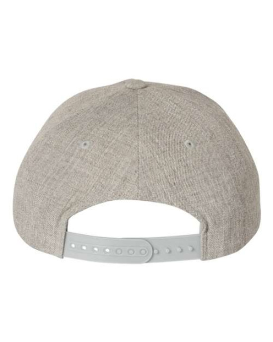 Premium Five-Panel Curved Bill Snapback Cap