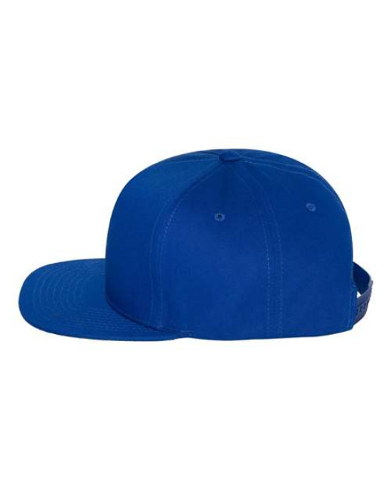Five-Panel Cotton Twill Snapback Cap