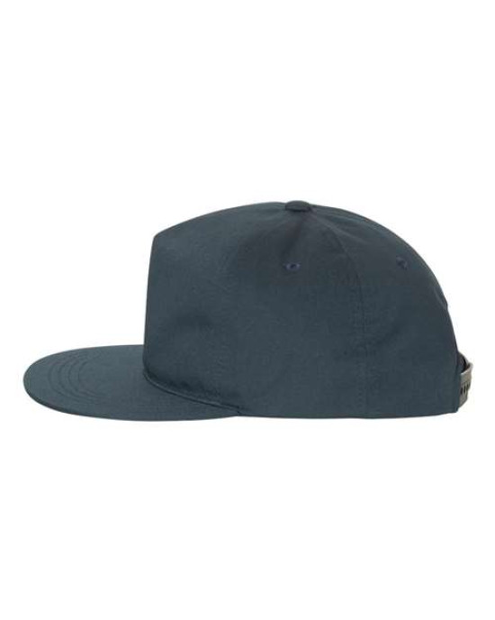 Lightly-Structured Five-Panel Snapback Cap
