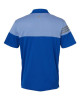 Men's Heathered 3-Stripes Colorblocked Polo