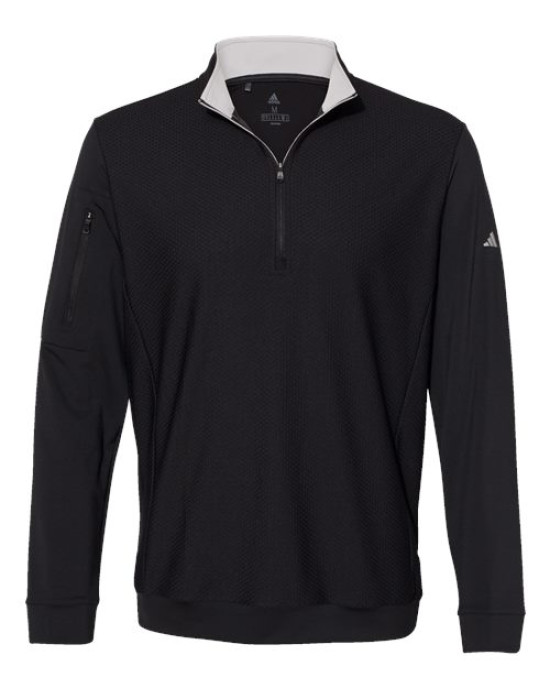 Men's Textured Quarter-Zip Pullover