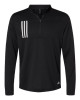 Men's 3-Stripe Double-Knit Quarter-Zip Pullover