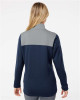 Women's Textured Mixed Media Full-Zip Jacket