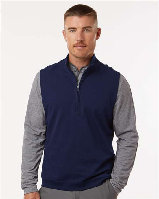 Men's Club Quarter-Zip Vest