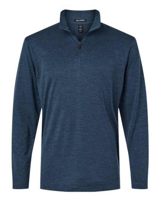 Men's Pro-Lock Performance Mélange Quarter-Zip Pullover