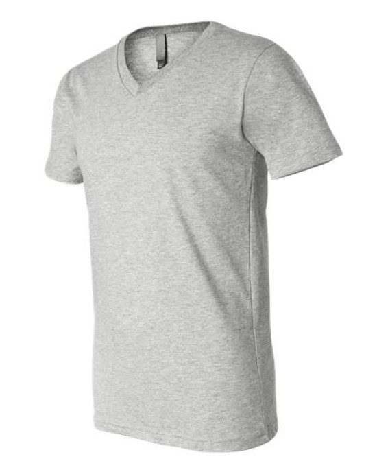 Unisex Heather CVC V-Neck Tee