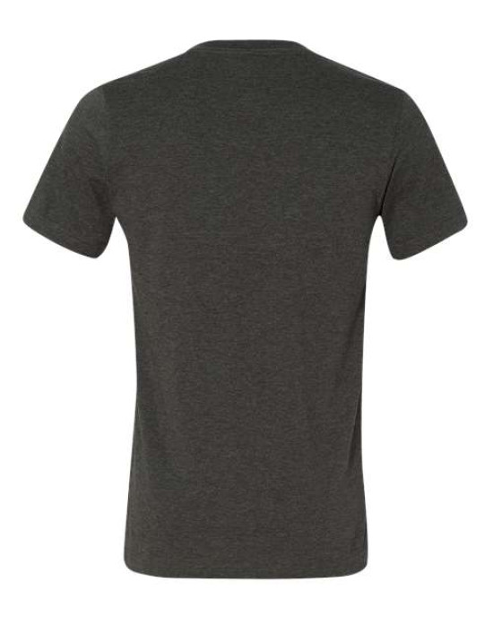 Unisex Heather CVC V-Neck Tee