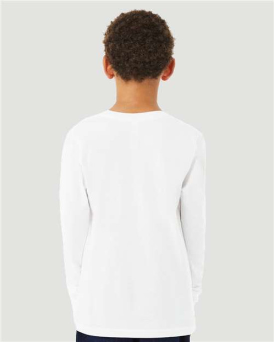 Youth Heather CVC Long Sleeve Tee
