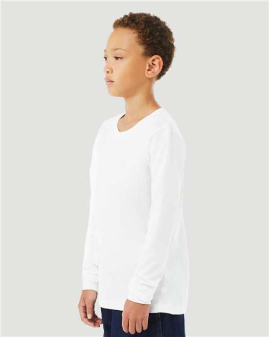 Youth Heather CVC Long Sleeve Tee
