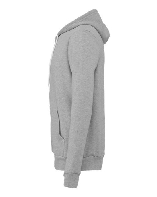 Unisex Sponge Fleece Full-Zip Hoodie Sweatshirt