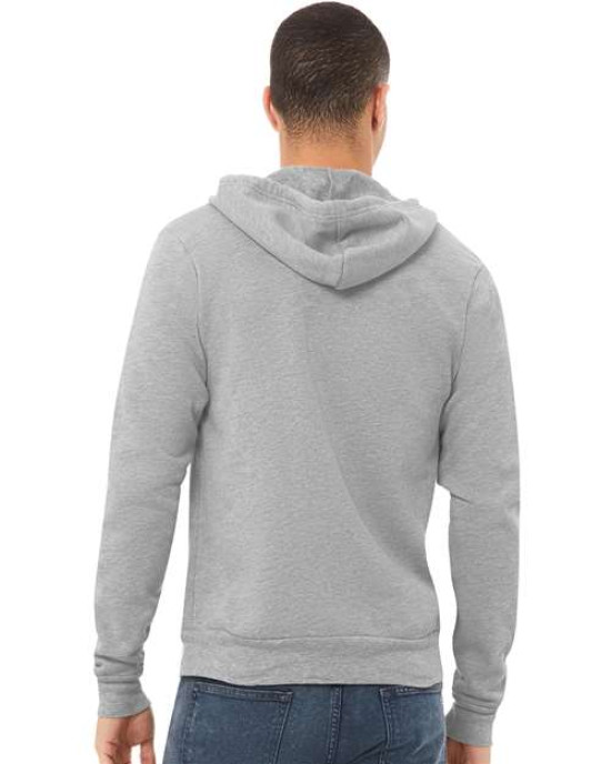 Unisex Sponge Fleece Full-Zip Hoodie Sweatshirt