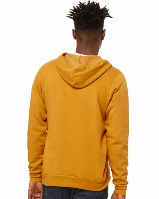 Unisex Sponge Fleece Full-Zip Hoodie Sweatshirt