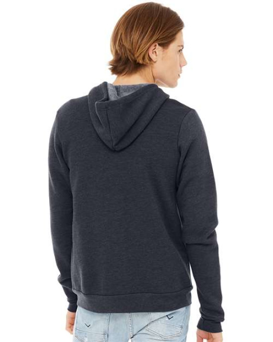 Unisex Sponge Fleece Full-Zip Hoodie Sweatshirt