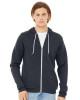Unisex Sponge Fleece Full-Zip Hoodie Sweatshirt