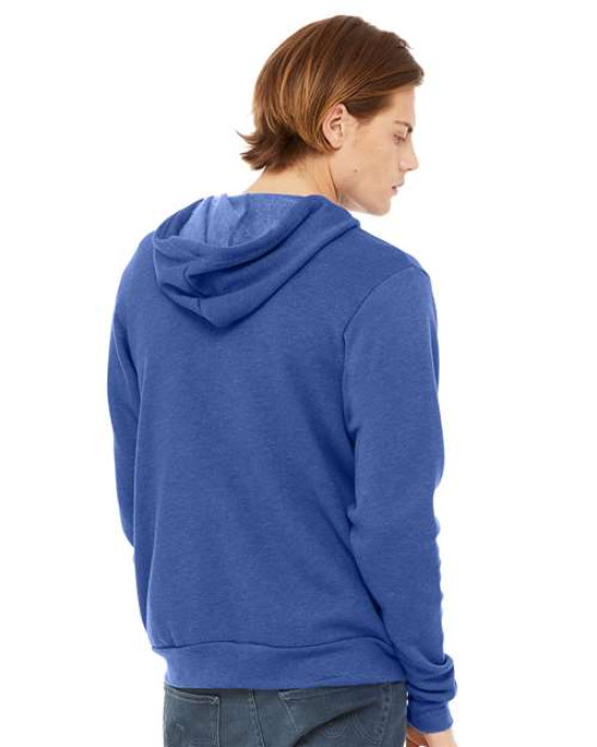 Unisex Sponge Fleece Full-Zip Hoodie Sweatshirt