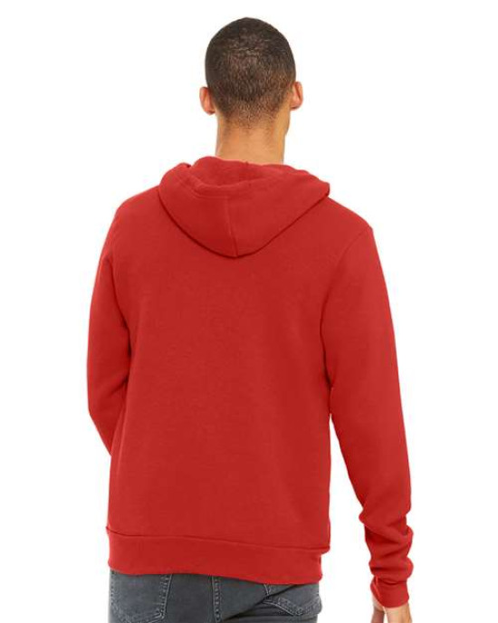 Unisex Sponge Fleece Full-Zip Hoodie Sweatshirt